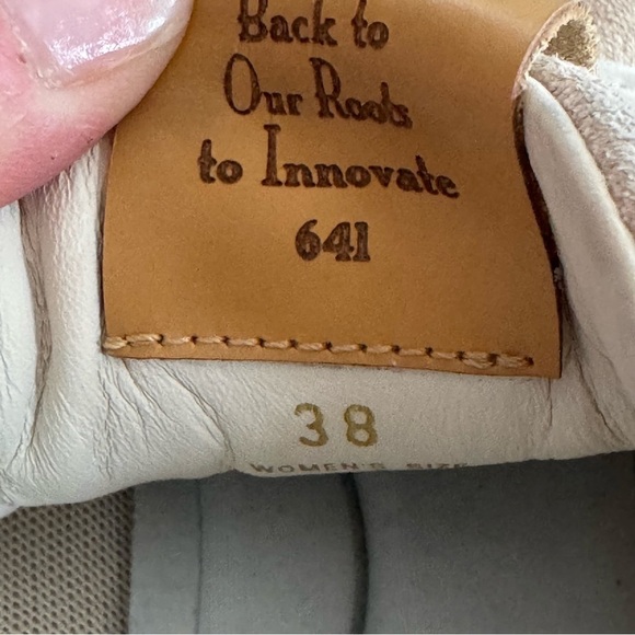 Hogan H641 Women's Suede Sneakers Shoes Size 38 Beige Memory Foam Wedge Italy - Picture 8 of 13